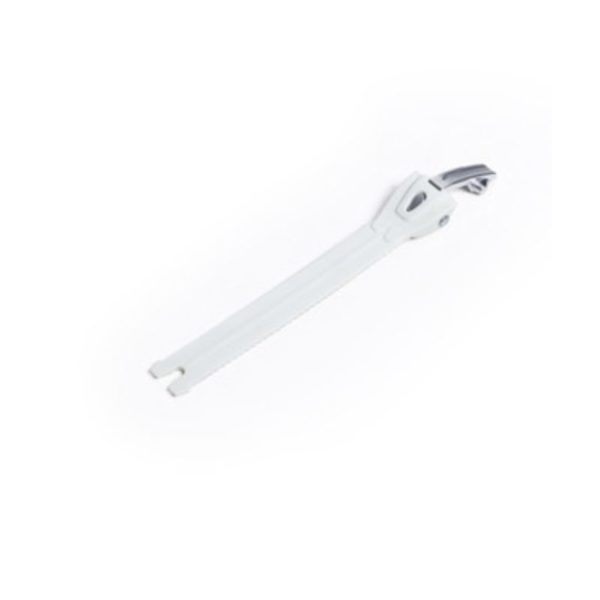 BANDA DENTADA ALUMINIO TIRADOR XL 19CM BLANCO PLATA