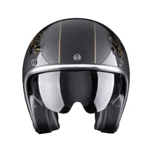 Casco Scorpion BELFAST EVO CARBON ZIPPY Black-Gold