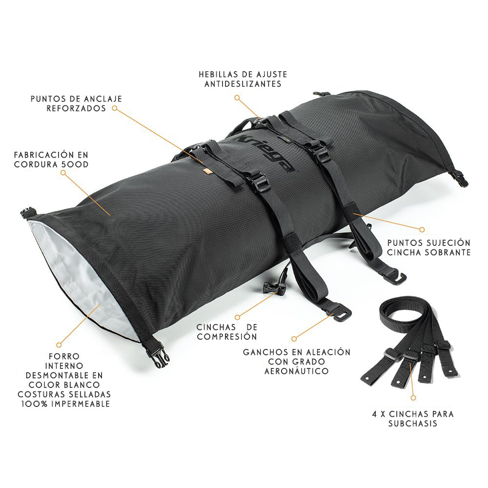 BOLSA DE EQUIPAJE KRIEGA ROLLPACK 20L NEGRO
