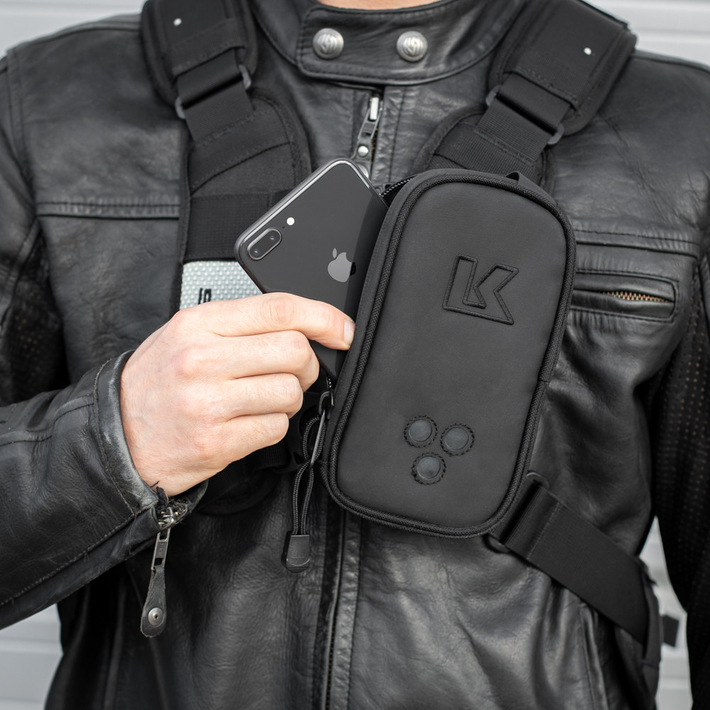 BOLSILLO ADICIONAL KRIEGA HARNESS POCKET XL LADO IZQUIERDO