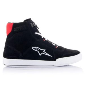 Botas Alpinestars CHROME BLACK WHITE BRIGHT RED