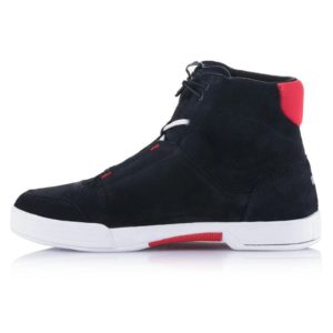Botas Alpinestars CHROME BLACK WHITE BRIGHT RED