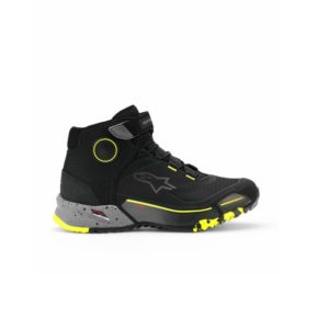 Botas Alpinestars CR-X DRYSTAR RIDING BLACK DARK GRAY YELLOW FLUO