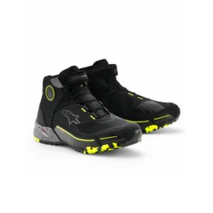 Botas Alpinestars CR-X DRYSTAR RIDING BLACK DARK GRAY YELLOW FLUO
