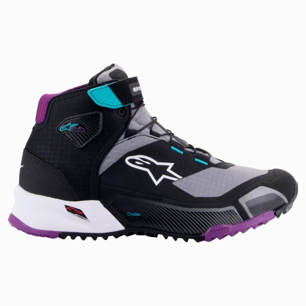 Botas Alpinestars CR-X WOMEN'S DRYSTAR RIDING Black/Gray/Plum Teal