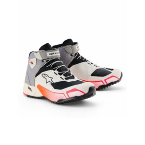 Botas Alpinestars CR-X WOMEN'S DRYSTAR RIDING WHITE MID GRAY BLACK DIVA PINK