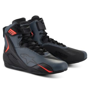 Botas Alpinestars FASTER-4 BLACK GRAY RED FLUO