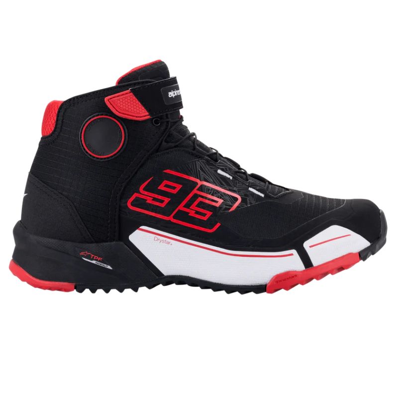 Botas Alpinestars MM93 CR-X Drystar® Negro Rojo Blanco