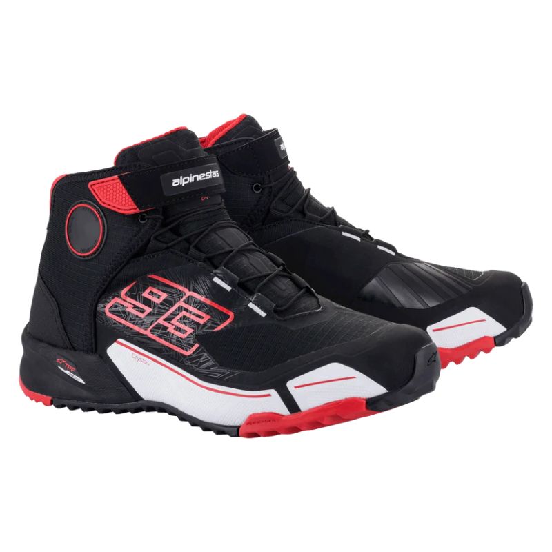 Botas Alpinestars MM93 CR-X Drystar® Negro Rojo Blanco