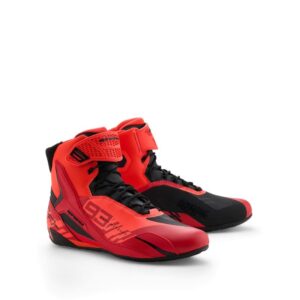 Botas Alpinestars MM93 Faster-4 Red Fluo Bright Red Black