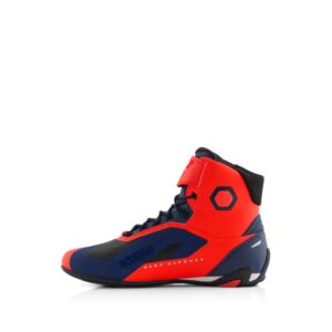 Botas Alpinestars MM93 Faster-4 Red Fluo Dark Blue