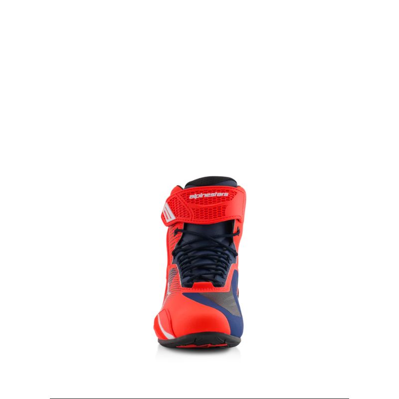 Botas Alpinestars MM93 Faster-4 Red Fluo Dark Blue