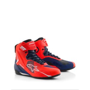 Botas Alpinestars MM93 Faster-4 Red Fluo Dark Blue