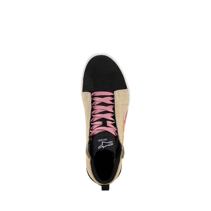 Botas Alpinestars RIDE-63 CANVAS BEIGE BLACK WHITE