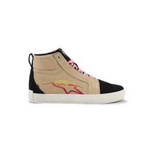 Botas Alpinestars RIDE-63 CANVAS BEIGE BLACK WHITE