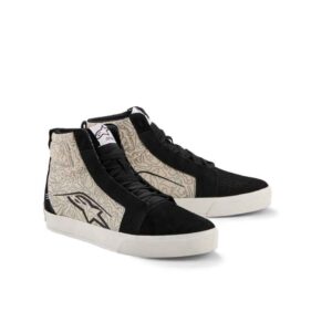Botas Alpinestars RIDE-63 CANVAS BLACK COOL GRAY WHITE