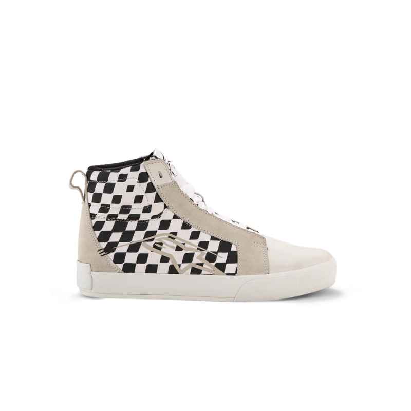 Botas Alpinestars RIDE-63 CANVAS WHITE BLACK CHESS