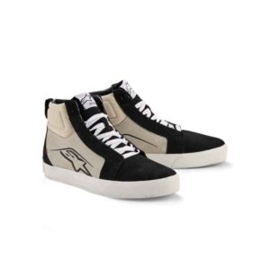 Botas Alpinestars RIDE-63 LEATHER BLACK COOL GRAY WHITE