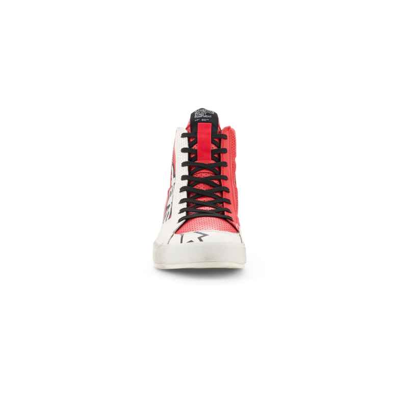 Botas Alpinestars STATED FLAIR WHITE BRIGHT RED