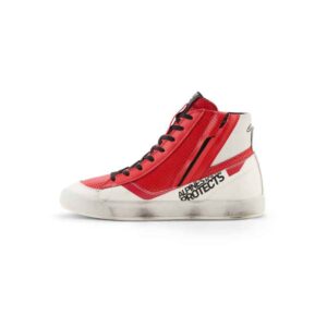 Botas Alpinestars STATED FLAIR WHITE BRIGHT RED