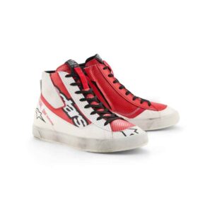 Botas Alpinestars STATED FLAIR WHITE BRIGHT RED
