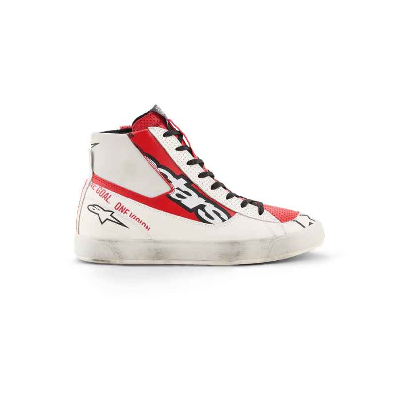 Botas Alpinestars STATED FLAIR WHITE BRIGHT RED