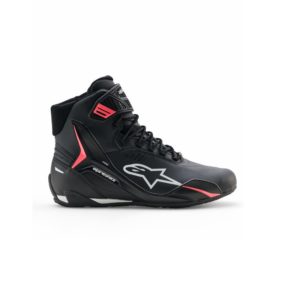 Botas Alpinestars STELLA FASTER-4 DRYSTAR BLACK GRAY CORAL FLUO
