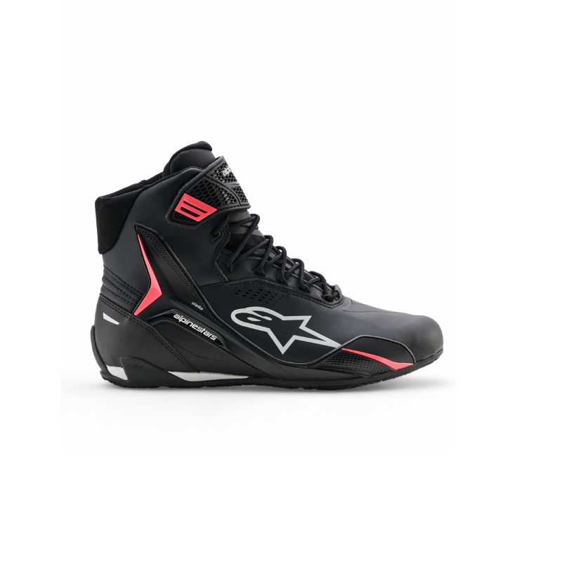 Botas Alpinestars STELLA FASTER-4 DRYSTAR BLACK GRAY CORAL FLUO
