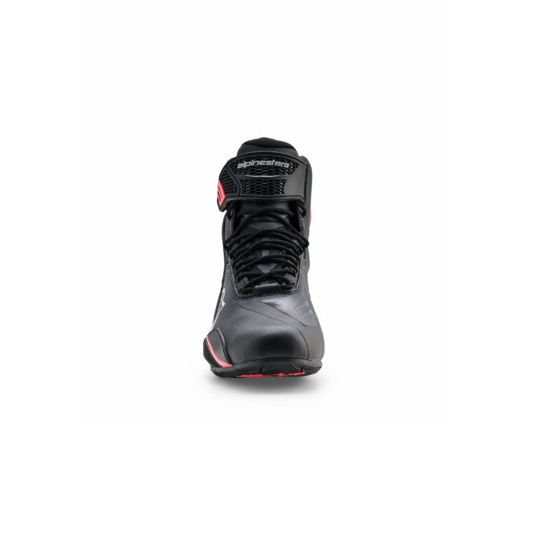 Botas Alpinestars STELLA FASTER-4 DRYSTAR BLACK GRAY CORAL FLUO