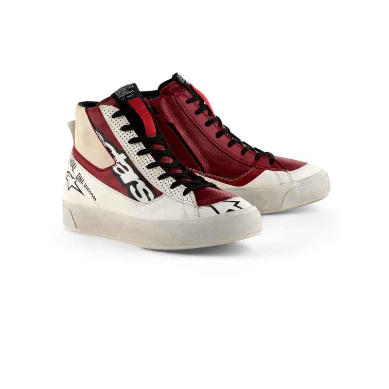 Botas Alpinestars STELLA STATED FLAIR WHITE RIO RED