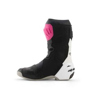 Botas Alpinestars SUPERTECH R BLACK MAGENTA WHITE YELLOW