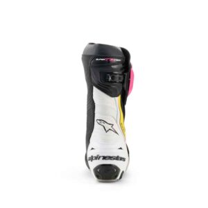 Botas Alpinestars SUPERTECH R BLACK MAGENTA WHITE YELLOW
