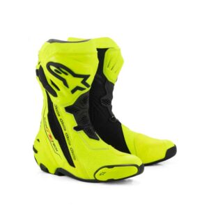 Botas Alpinestars SUPERTECH R BLACK MAGENTA WHITE YELLOW