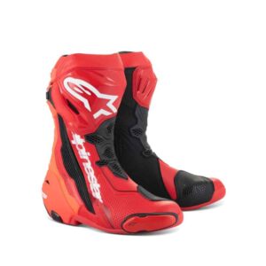 Botas Alpinestars SUPERTECH R BRIGHT RED RED FLUO