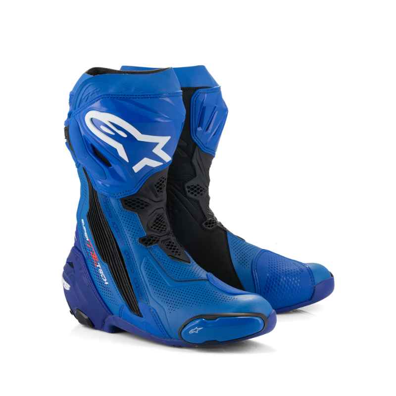 Botas Alpinestars SUPERTECH R VENTED BLUE BLACK