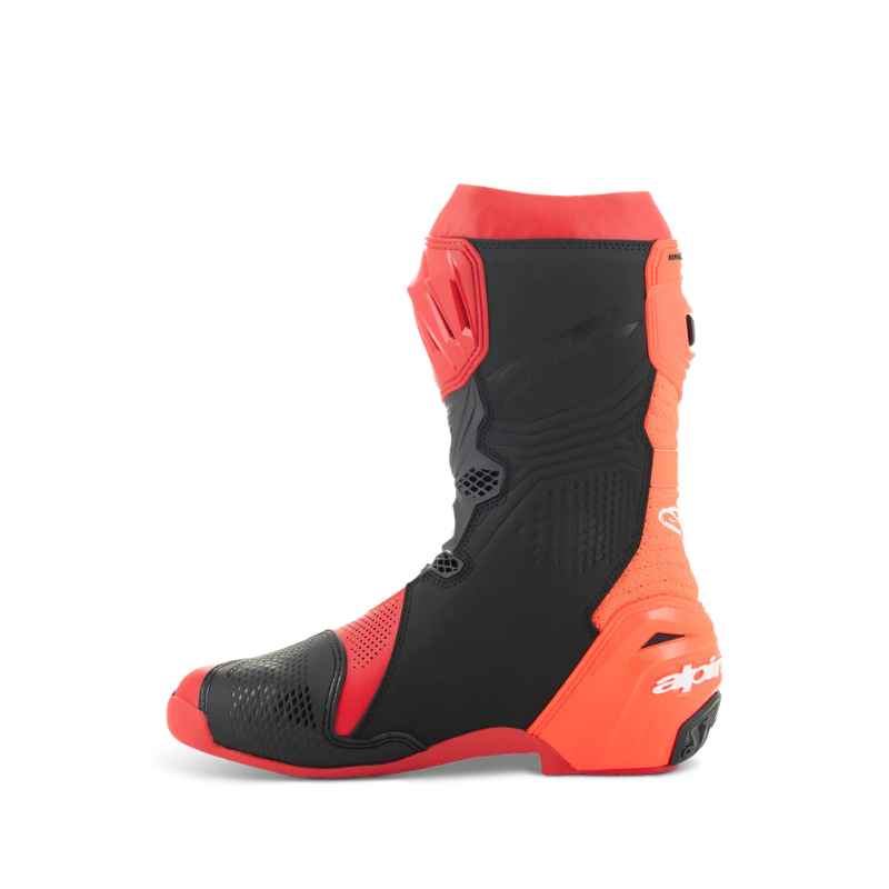Botas Alpinestars SUPERTECH R VENTED BRIGHT RED RED FLUO
