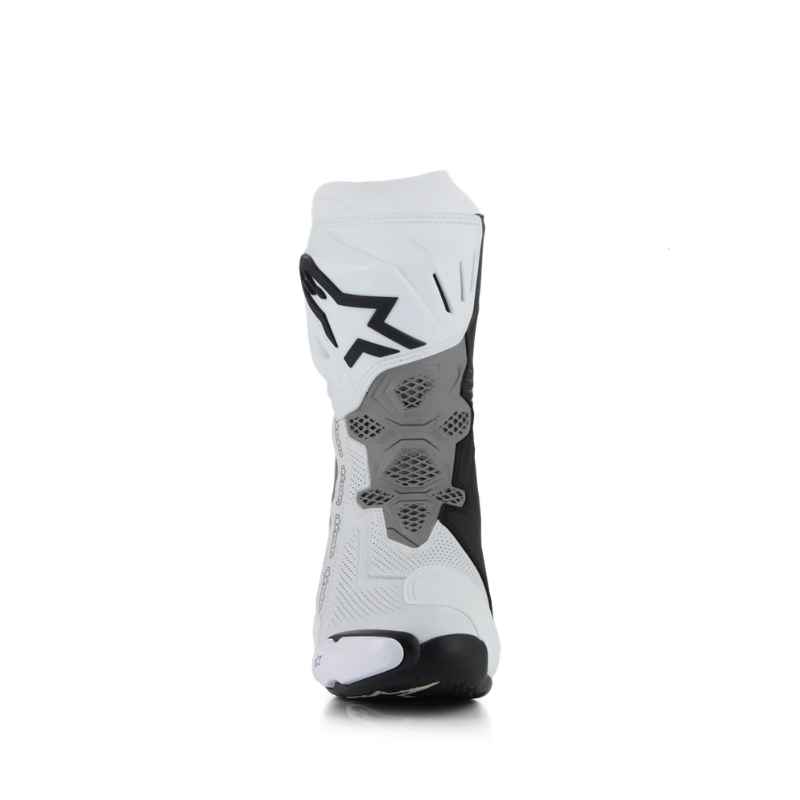 Botas Alpinestars SUPERTECH R VENTED WHITE MID GRAY BLACK