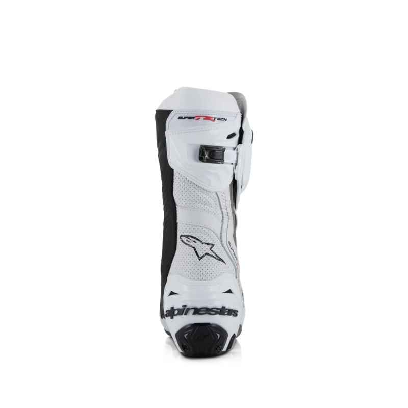 Botas Alpinestars SUPERTECH R VENTED WHITE MID GRAY BLACK
