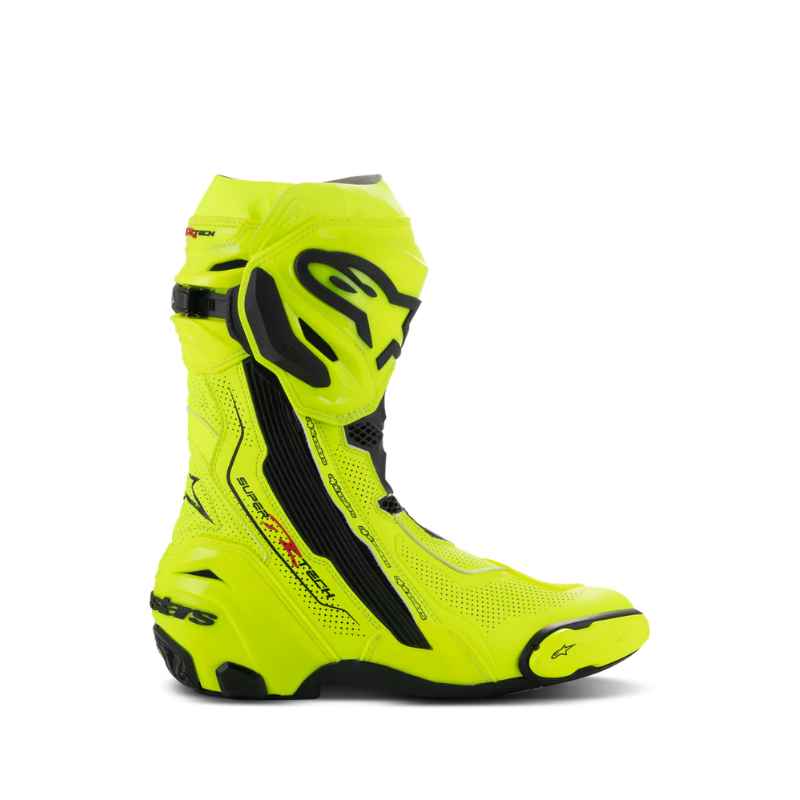 Botas Alpinestars SUPERTECH R VENTED YELLOW FLUO BLACK