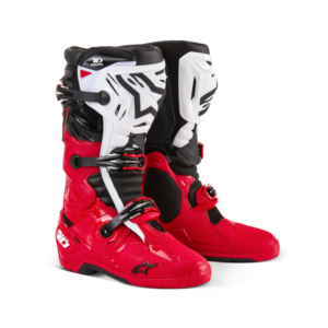 Botas Alpinestars TECH 10 ENDURO BRIGHT RED BLACK WHITE