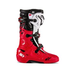 Botas Alpinestars TECH 10 ENDURO BRIGHT RED BLACK WHITE