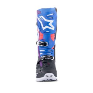 Botas Alpinestars TECH 10 SUPERVENTED BLACK ENAMEL BLUE PURPLE WHITE