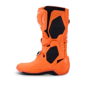 Botas Alpinestars TECH 10 SUPERVENTED ORANGE FLUO BLACK WHIT