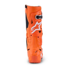 Botas Alpinestars TECH 10 SUPERVENTED ORANGE FLUO BLACK WHIT