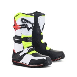 Botas Alpinestars TECH T WHITE RED YELLOW FLUO BLACK