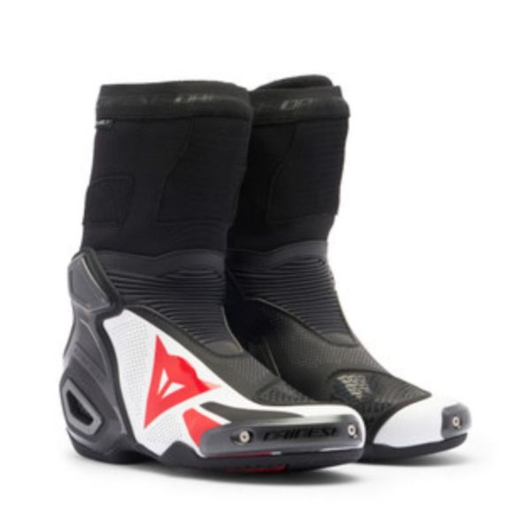 Botas Dainese AXIAL 2 AIR BLACK WHITE LAVA-RED