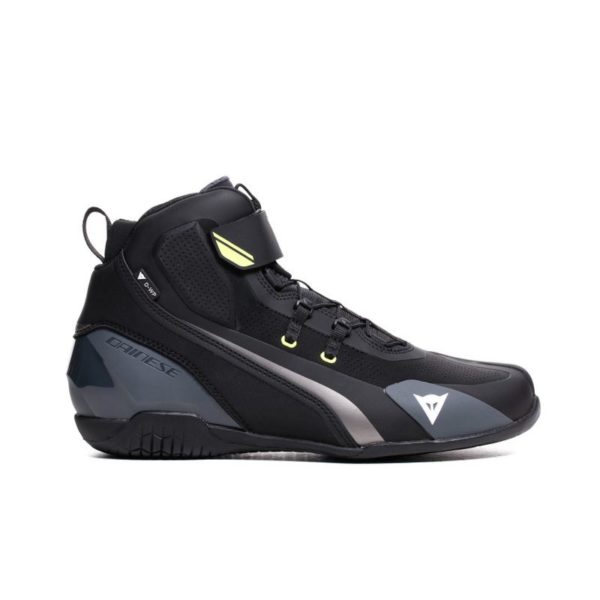 Botas Dainese HERIAN D-WP  BLACK WHITE YELLOW-FLUO