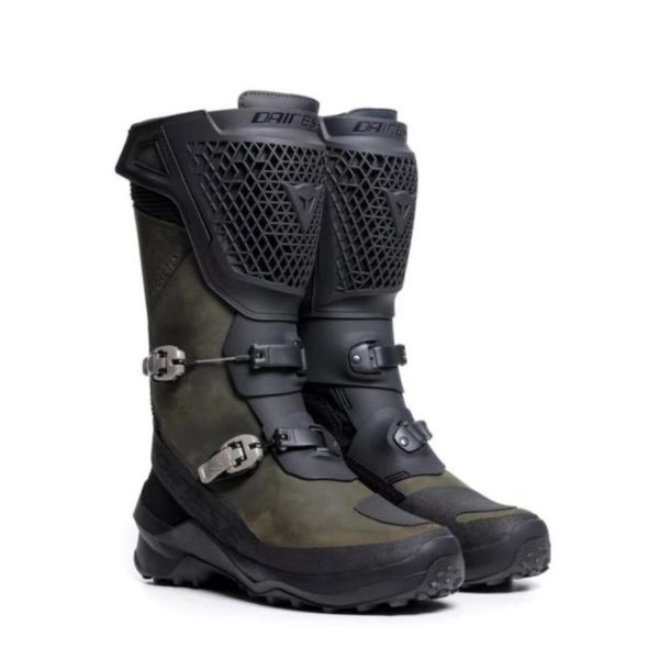 Botas Dainese SEEKER GORE-TEX® NEGRO VERDE MILITAR