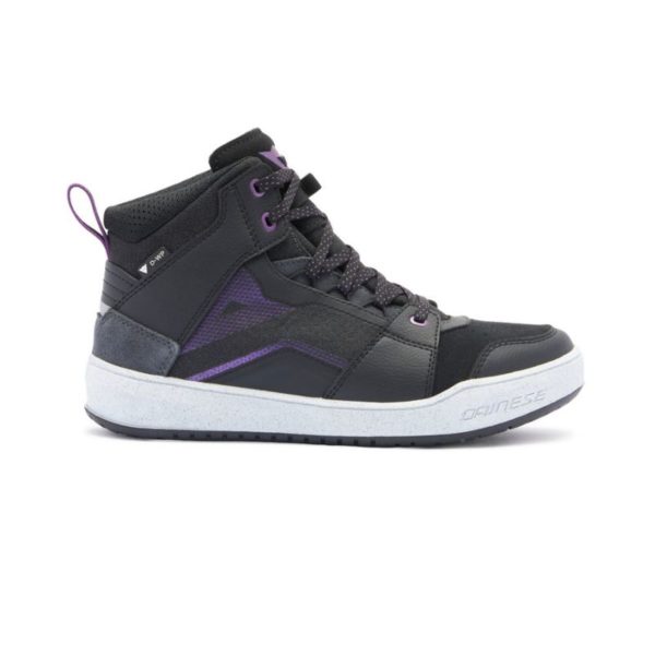 Botas Dainese SUBURB D-WP WMN BLACK WHITE METAL PURPLE