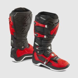 BOTAS FORMA PILOT ROJO NEGRO